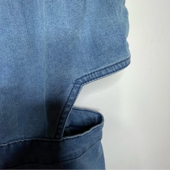 Tinseltown Denim‎ Dress Size L  Side Cutouts Boho  Cotton/Spandex/Poly Blend - Picture 7 of 10